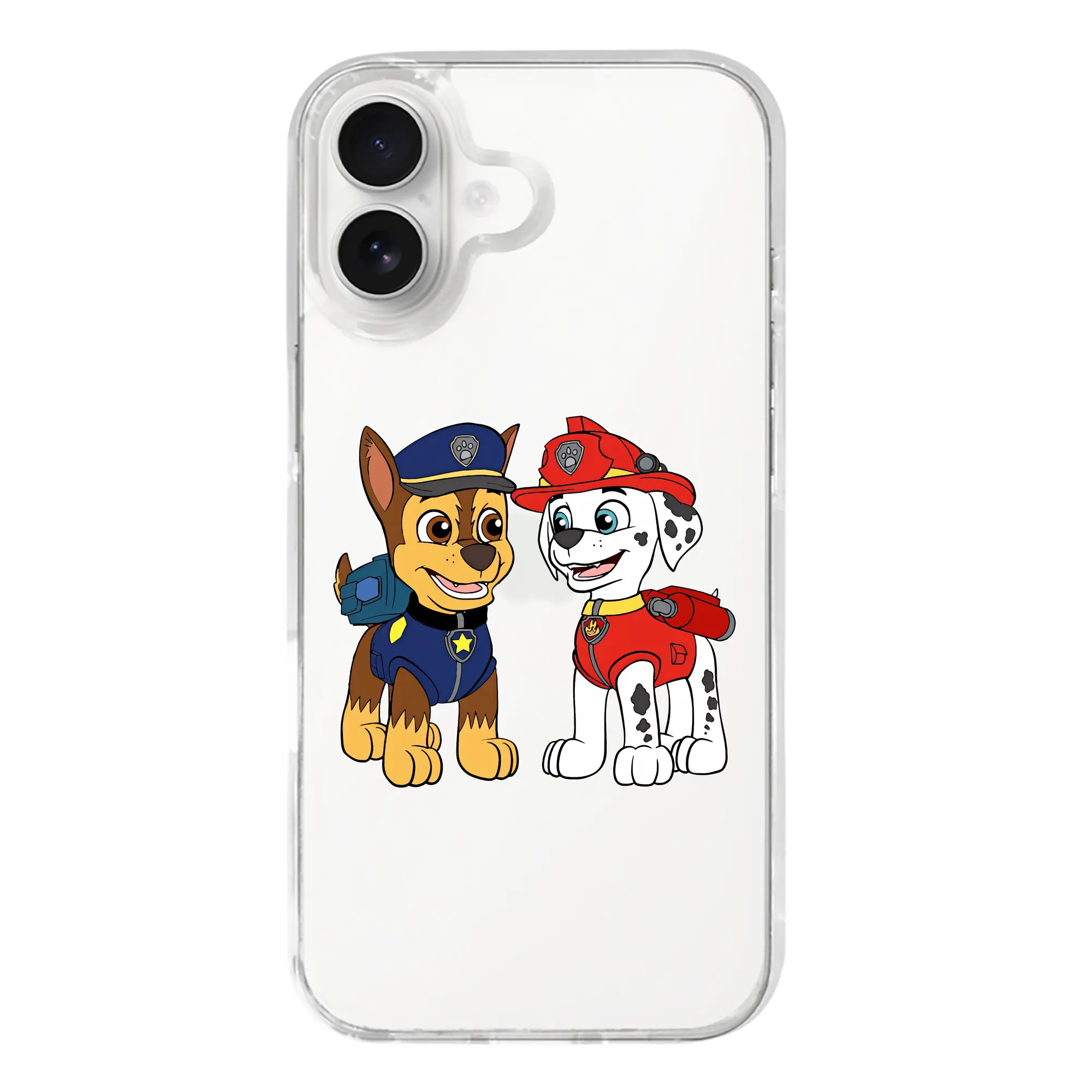 パウ・パトロール グッズ マーシャル - iPhone 17シリーズ 透明スマホケース – 薄型・耐衝撃・精密フィット保護カバー